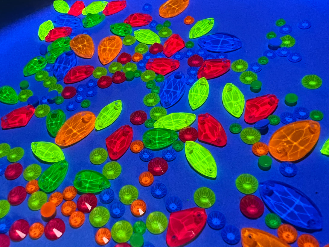 Unlocking the Neon Magic: Gempire's Glowing Flatback Rhinestones