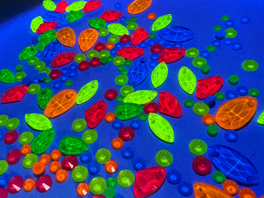 Unlocking the Neon Magic: Gempire's Glowing Flatback Rhinestones