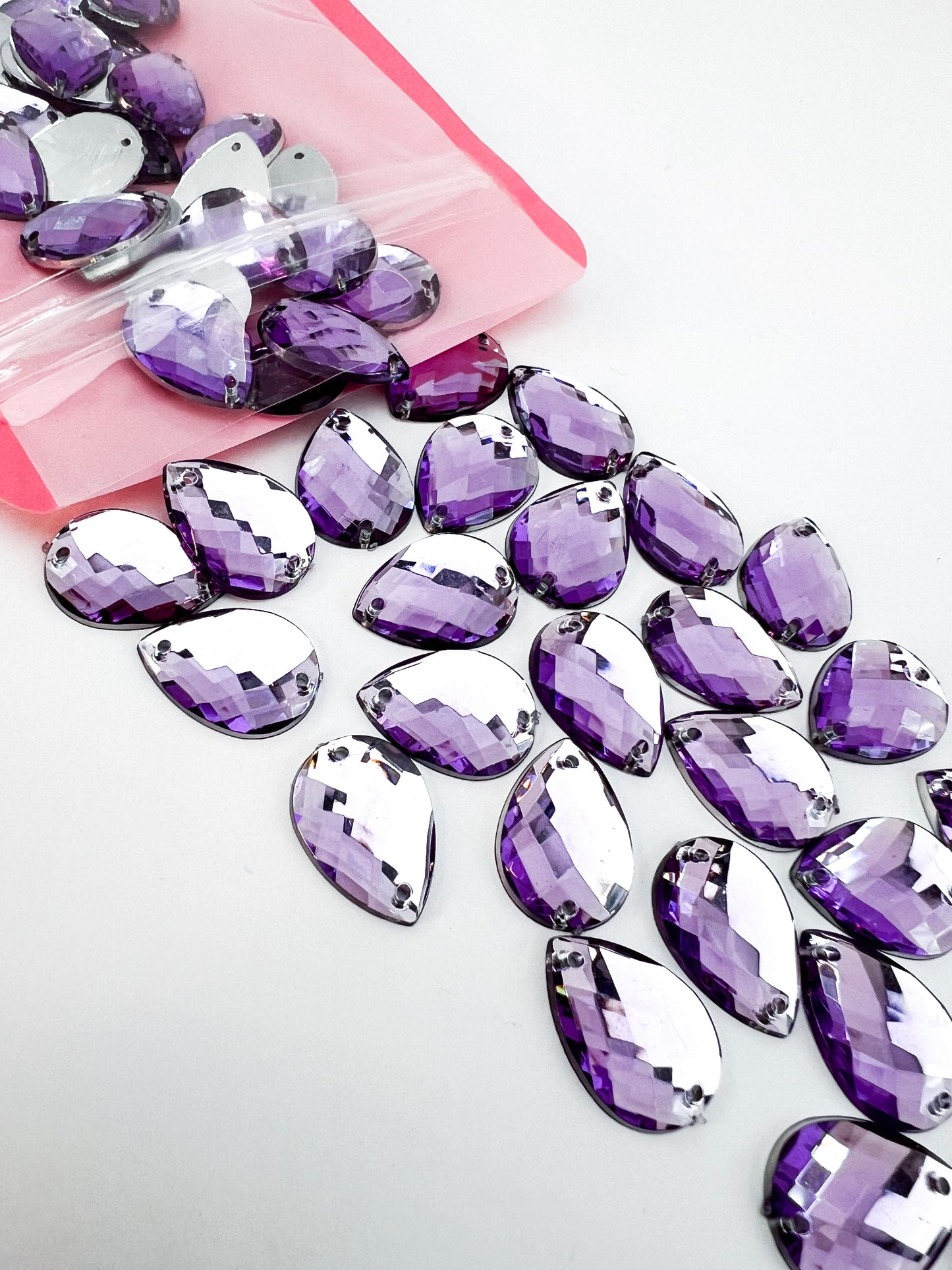 Lilac Acrylic Pear