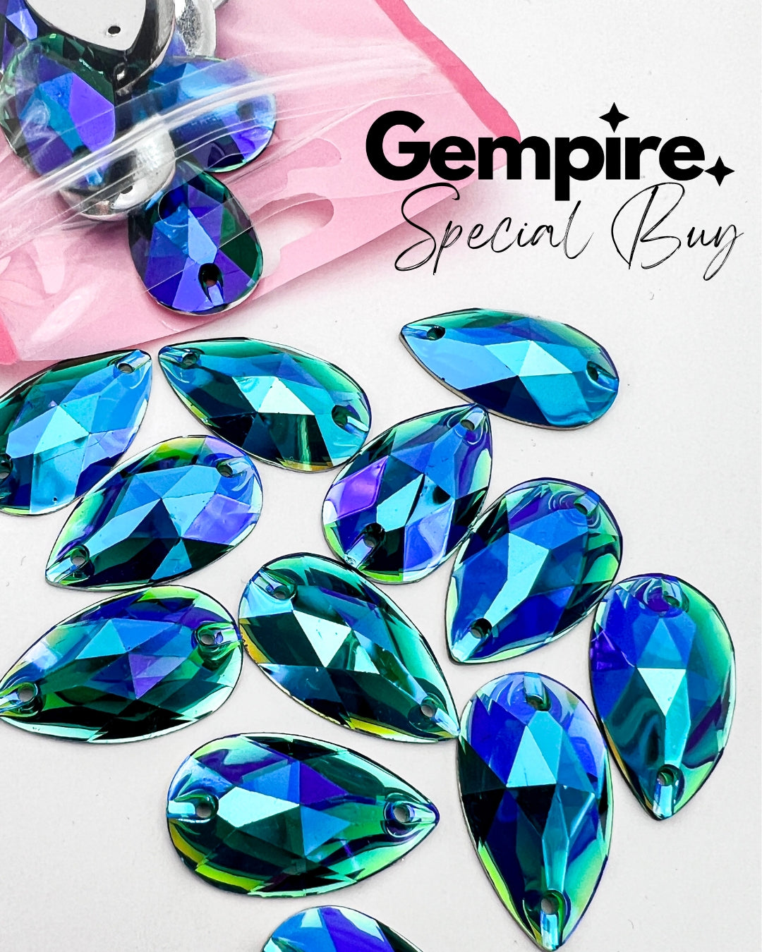 Mist AB Resin Teardrop