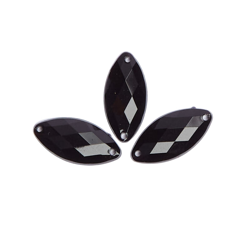 Black Acrylic Navette