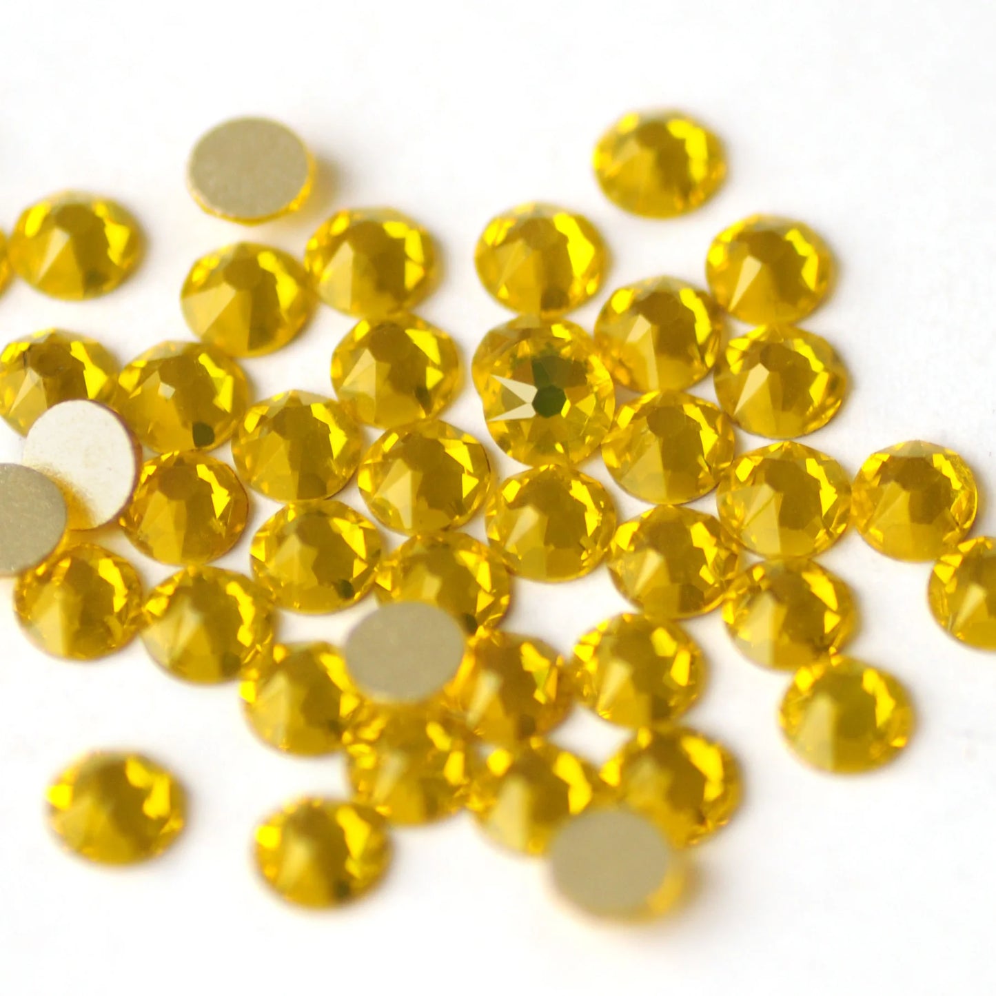 Yellow Crystal Rhinestones