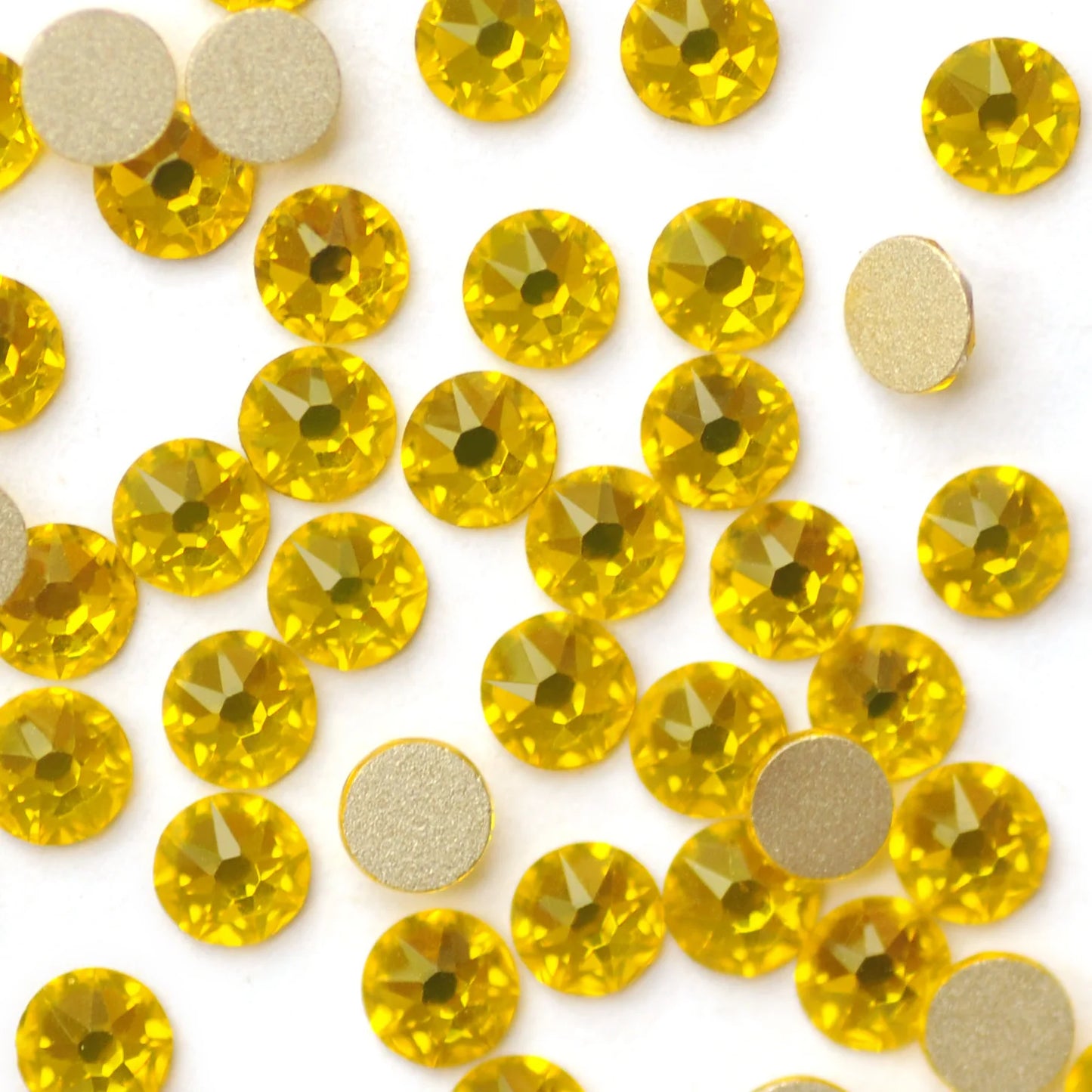 Yellow Crystal Rhinestones
