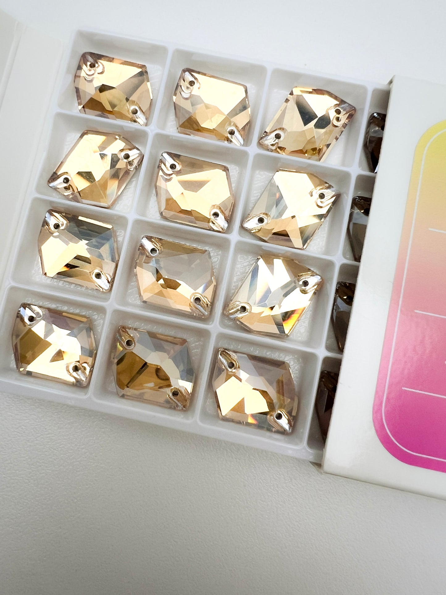 Champagne Crystal Asymmetric