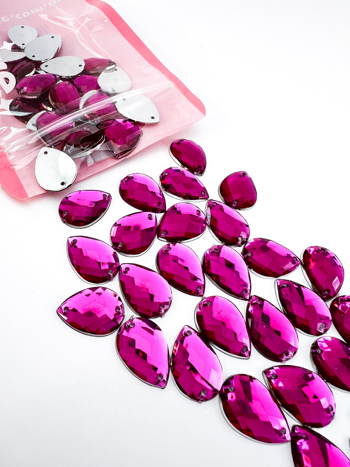 Magenta Acrylic Pear