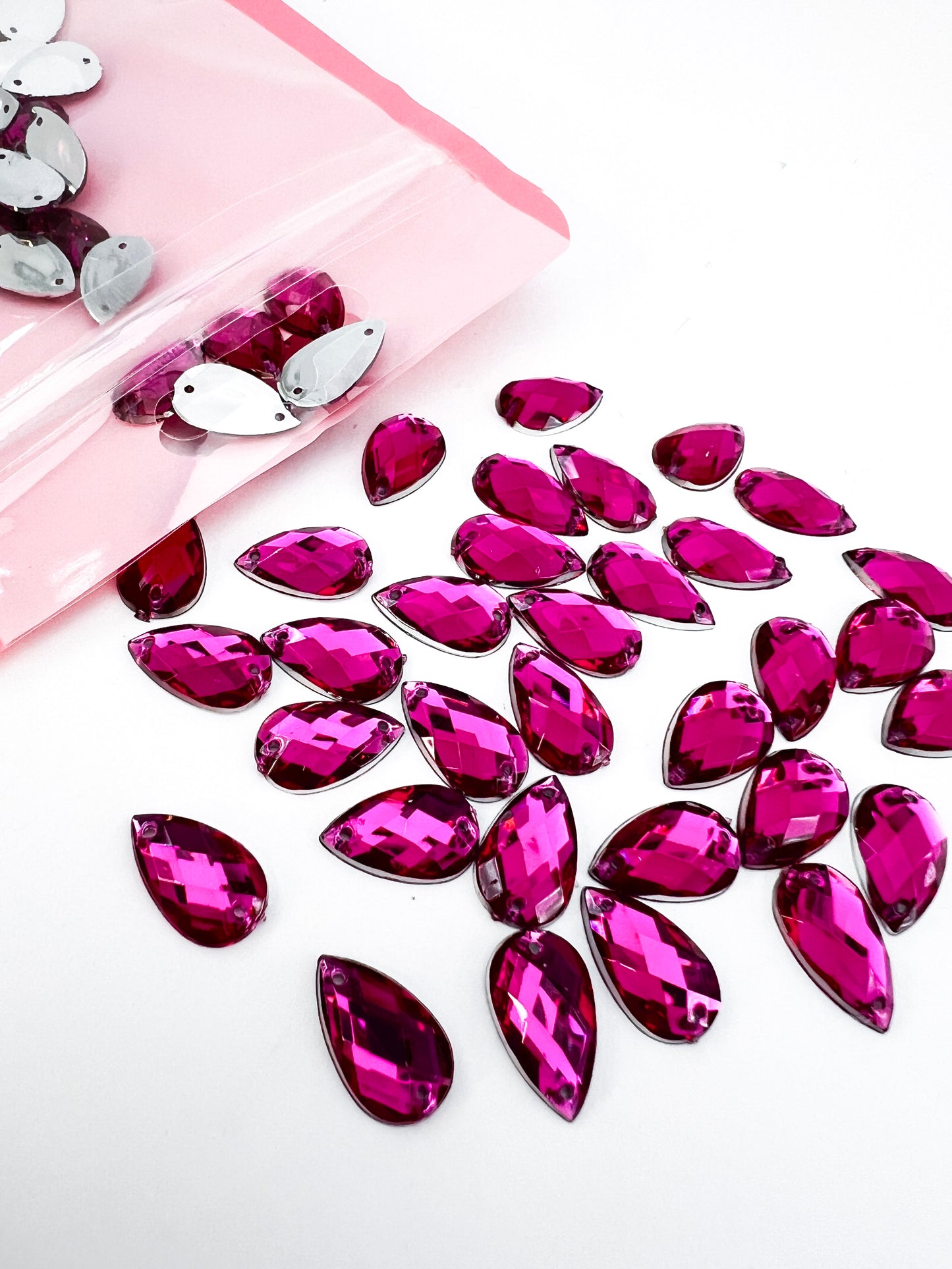 Magenta Acrylic Pear