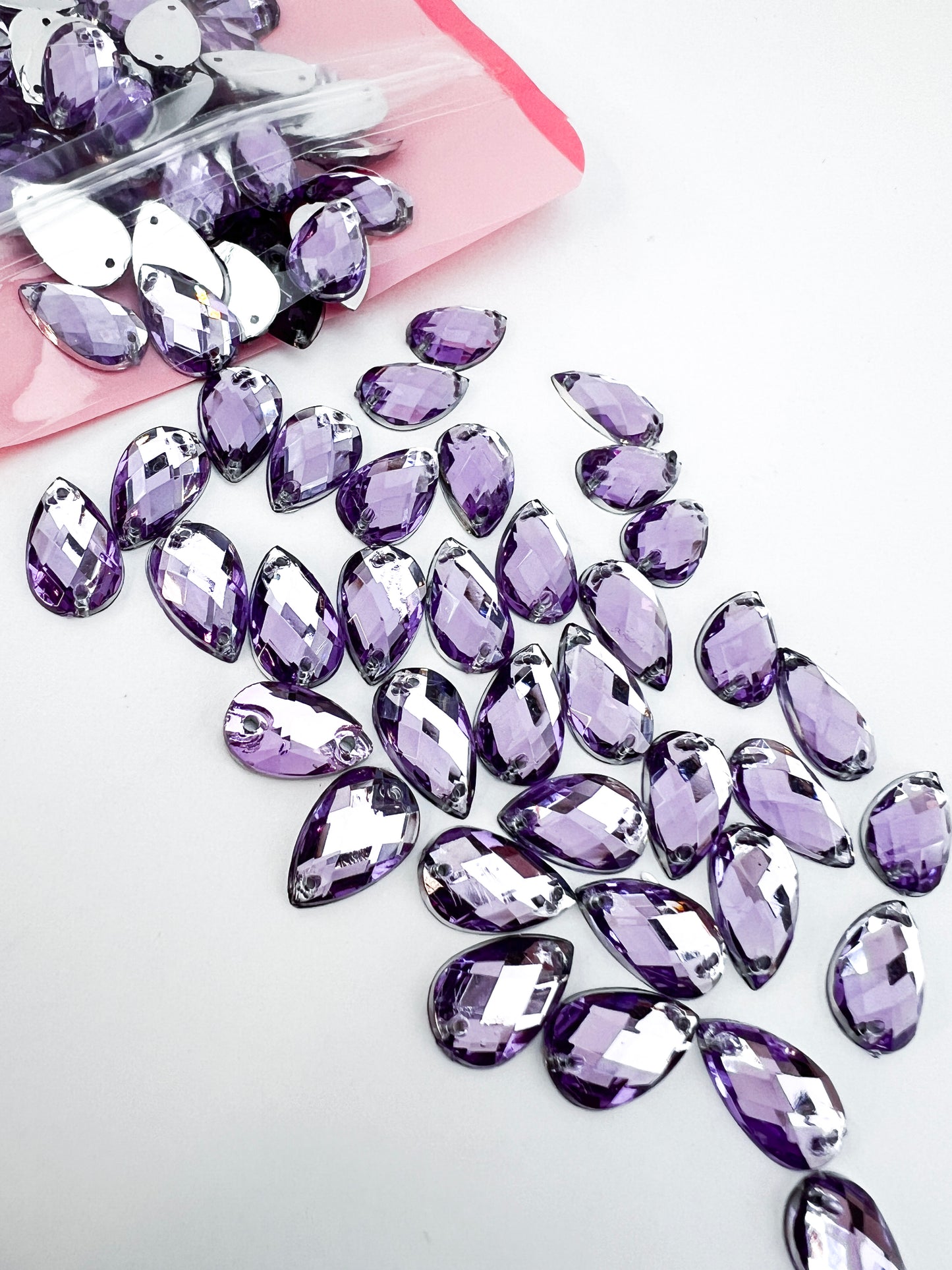 Lilac Acrylic Pear