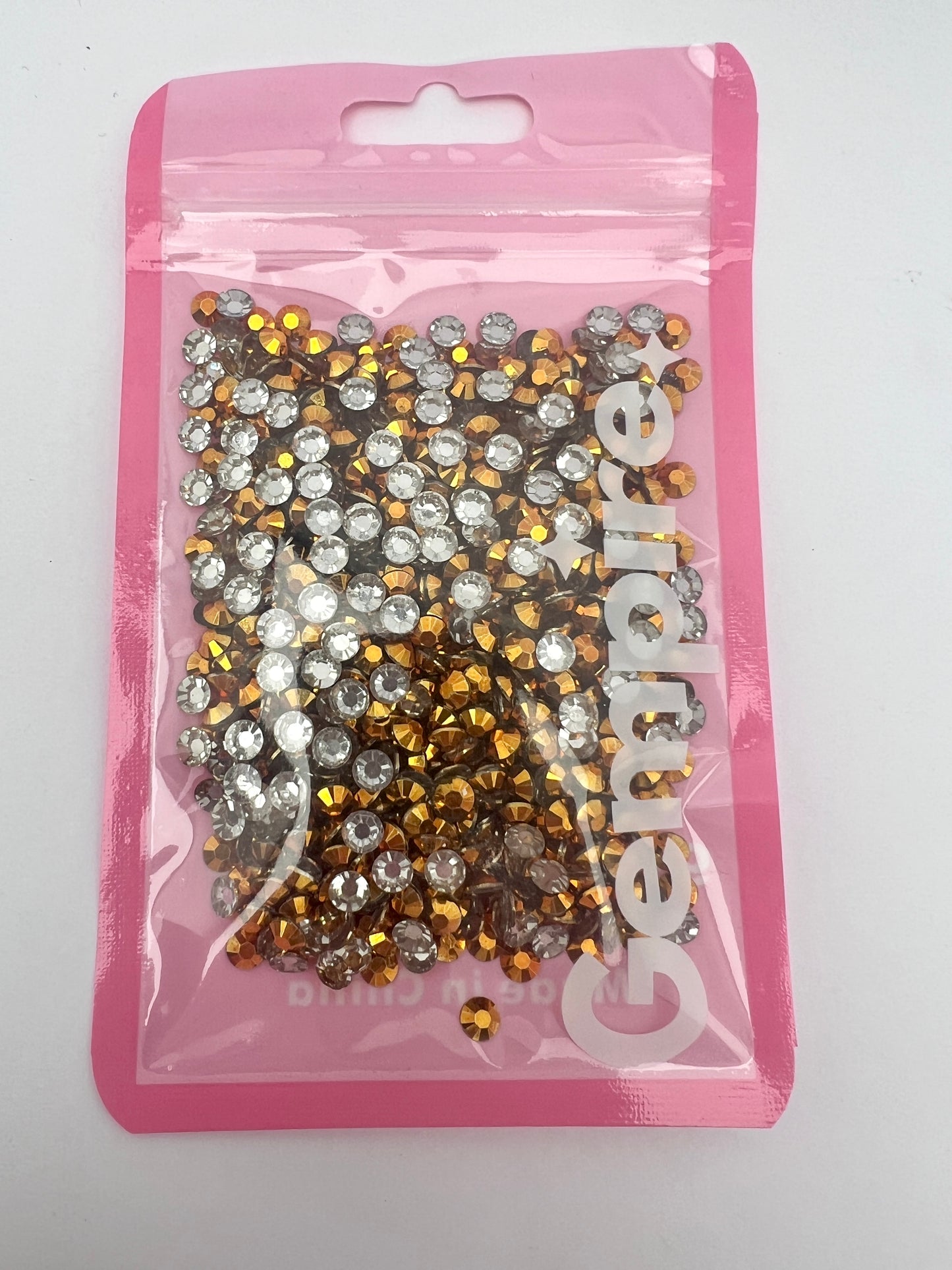 Metallic Gold Rhinestones - Outlet