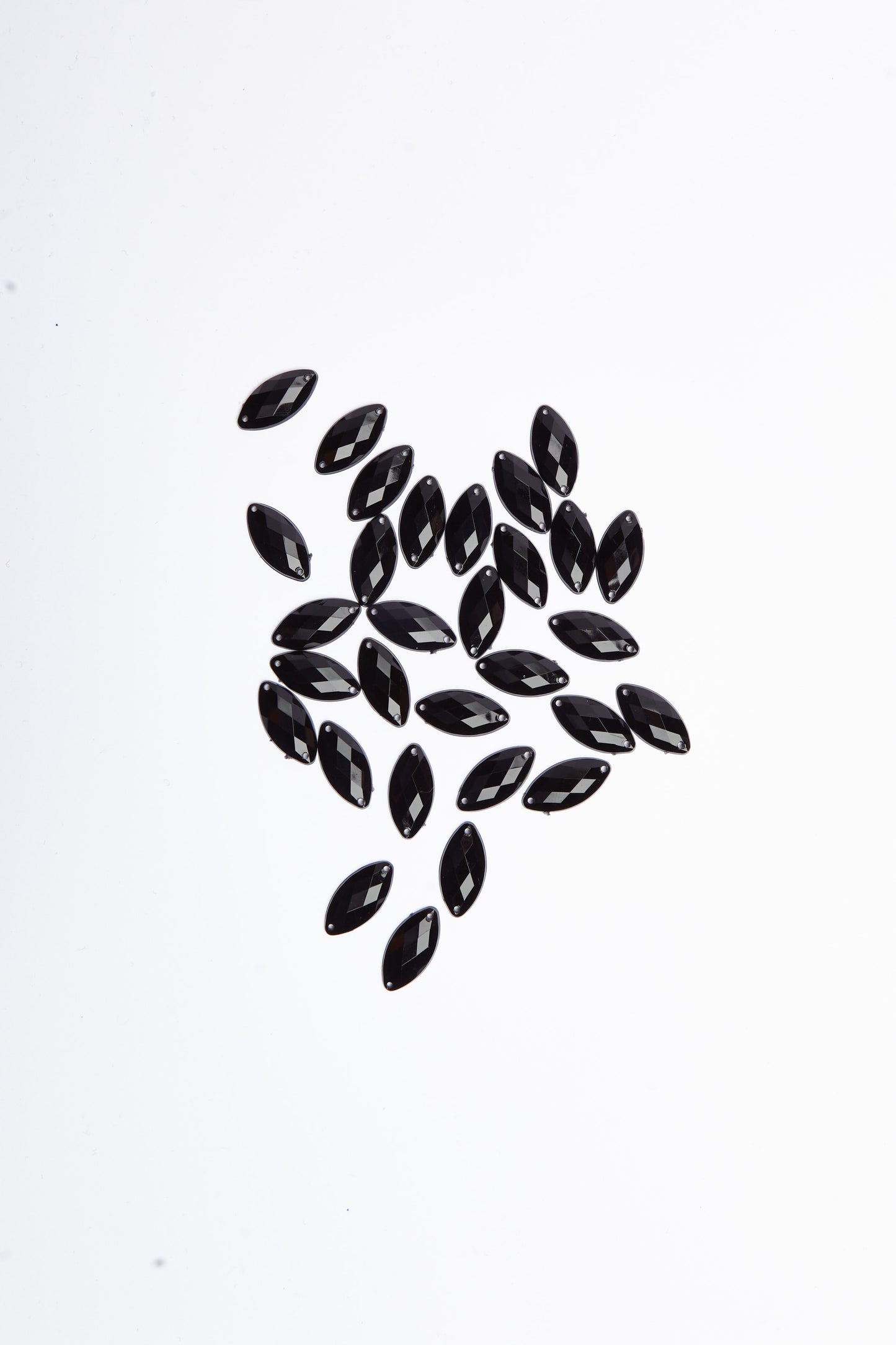 Black Acrylic Navette