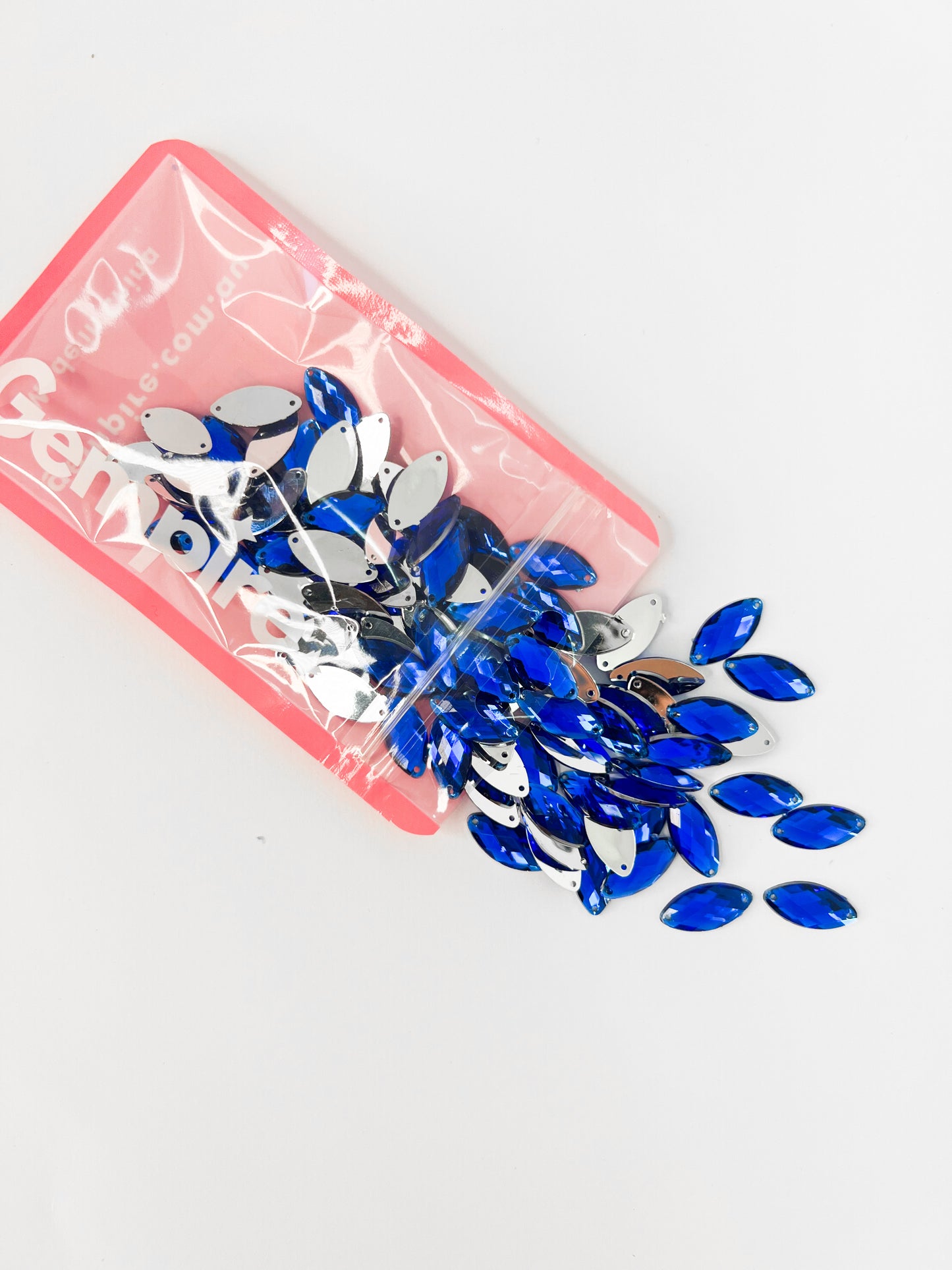 Cobalt Acrylic Navette