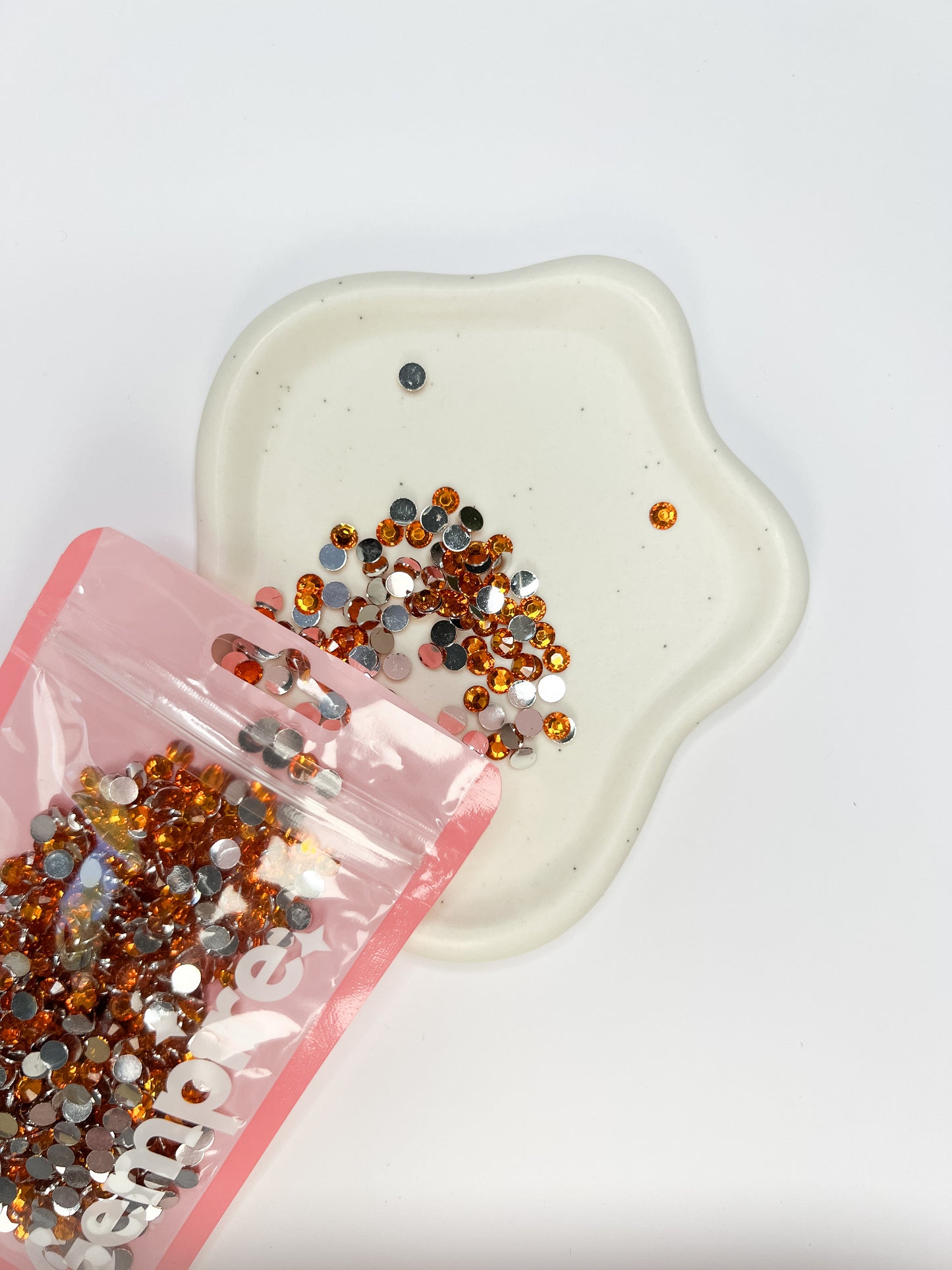 Orange Resin Rhinestones