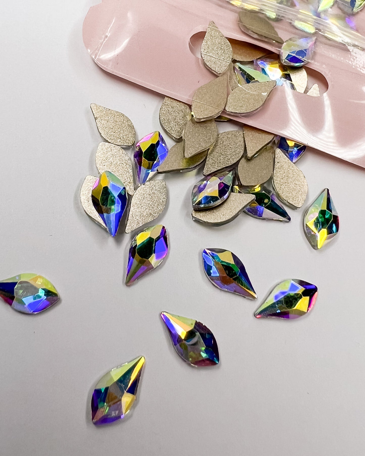 Crystal AB Petal Drop Miniature