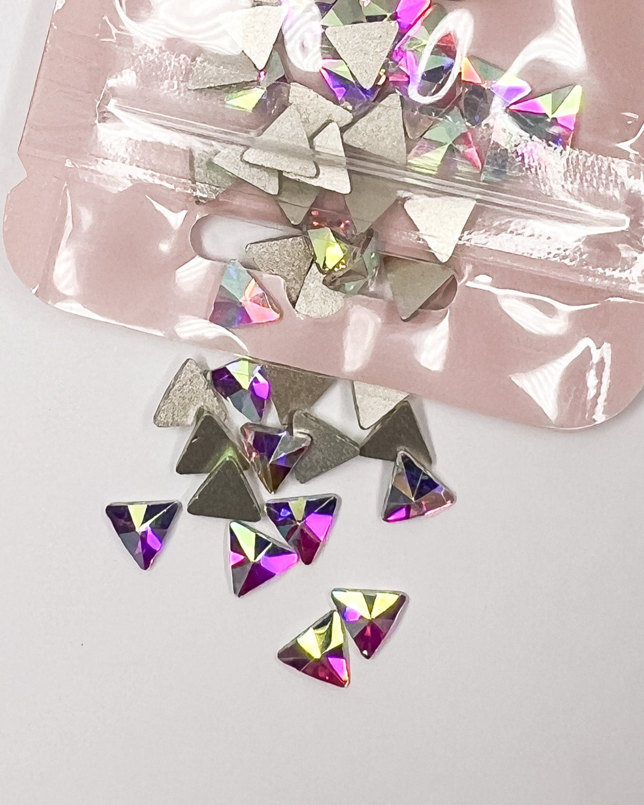Crystal AB Triangle Miniature