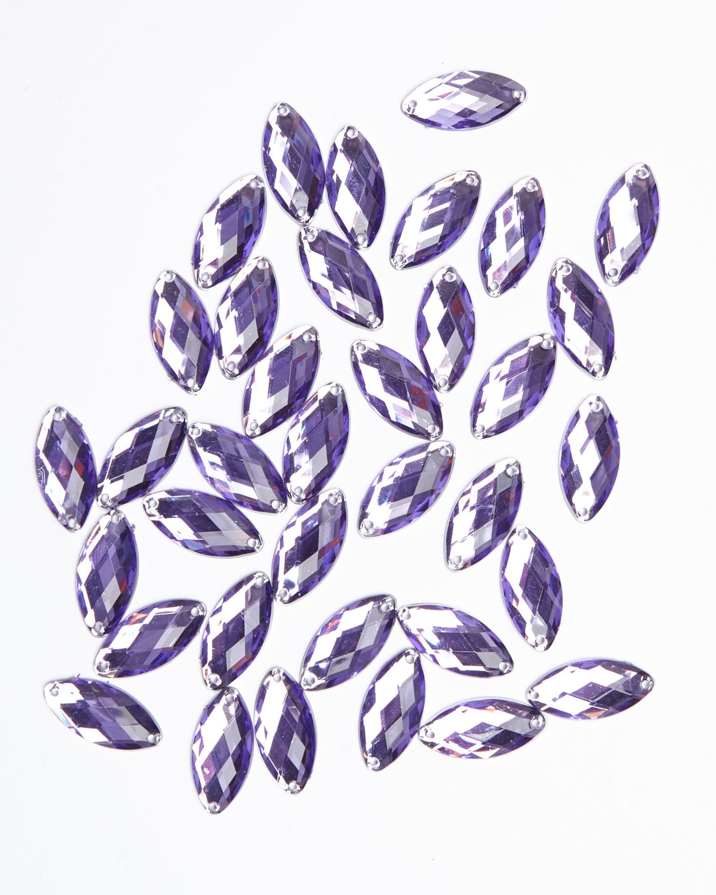 Lilac Acrylic Navette