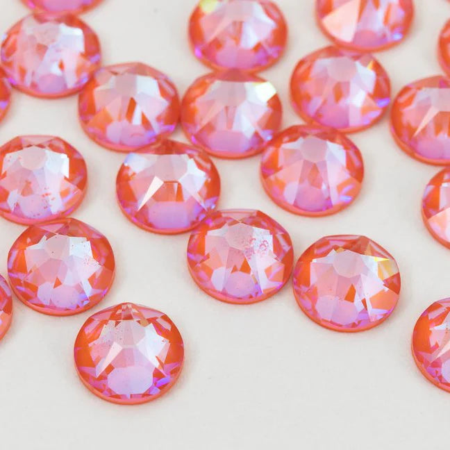 UV Radiance Orange Crystal Rhinestones