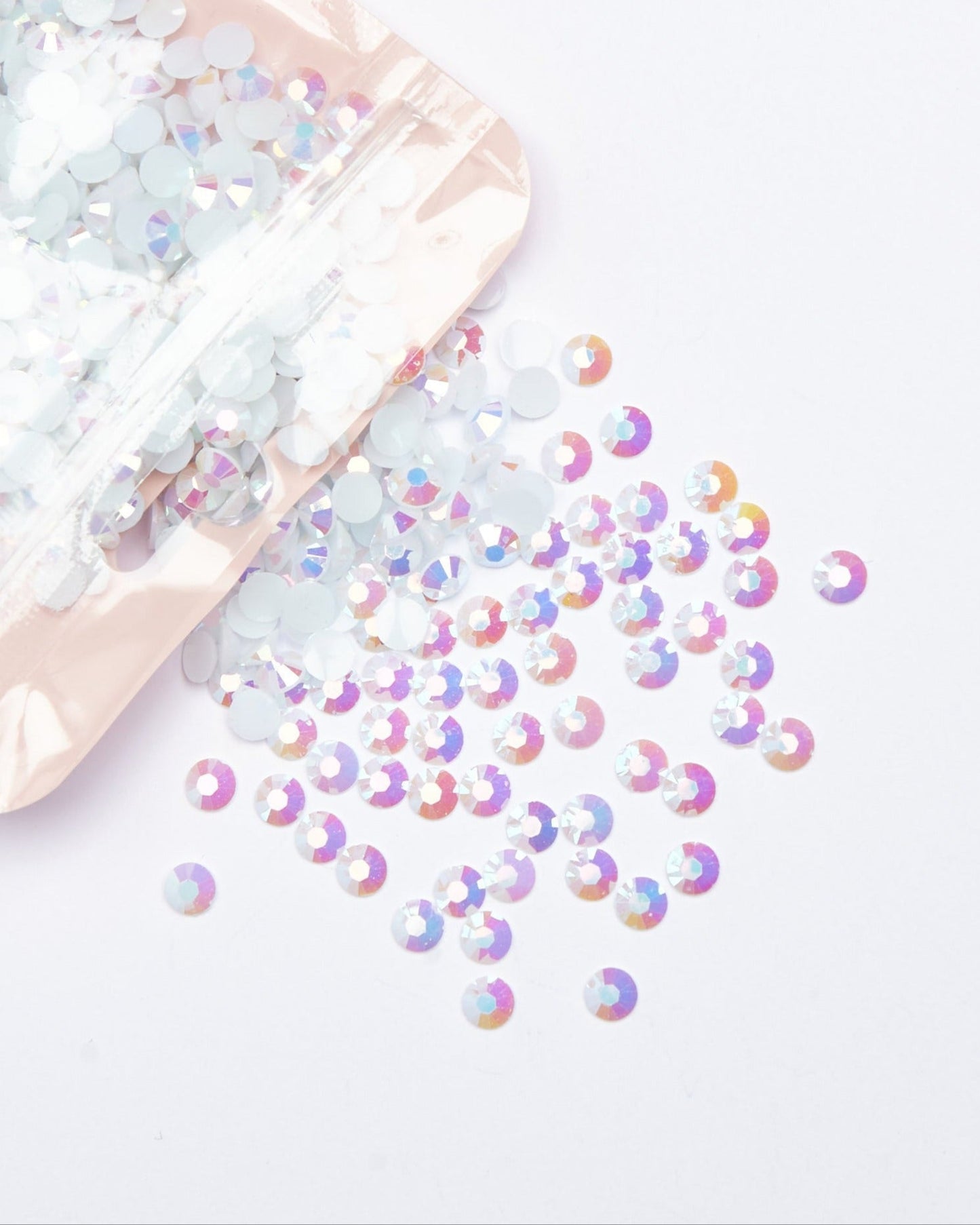 White AB Resin Rhinestones