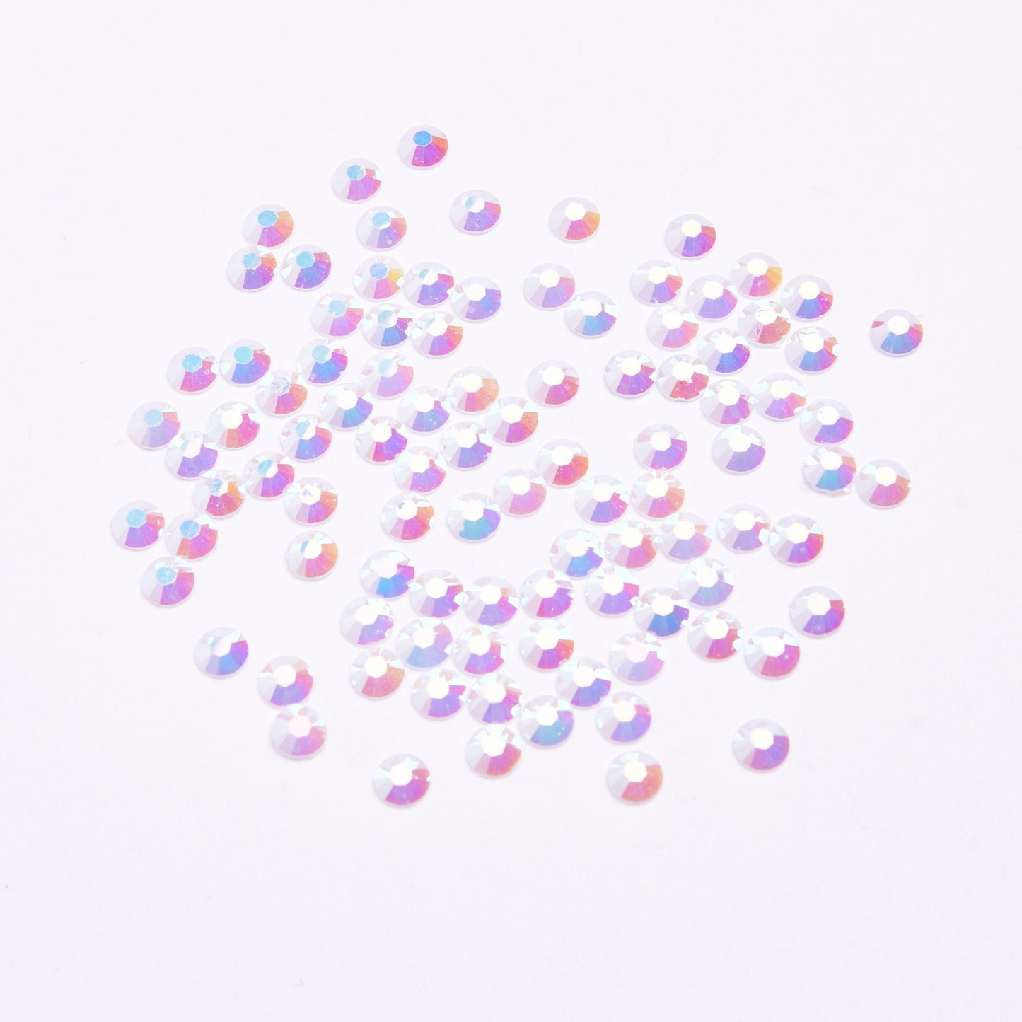 White AB Resin Rhinestones