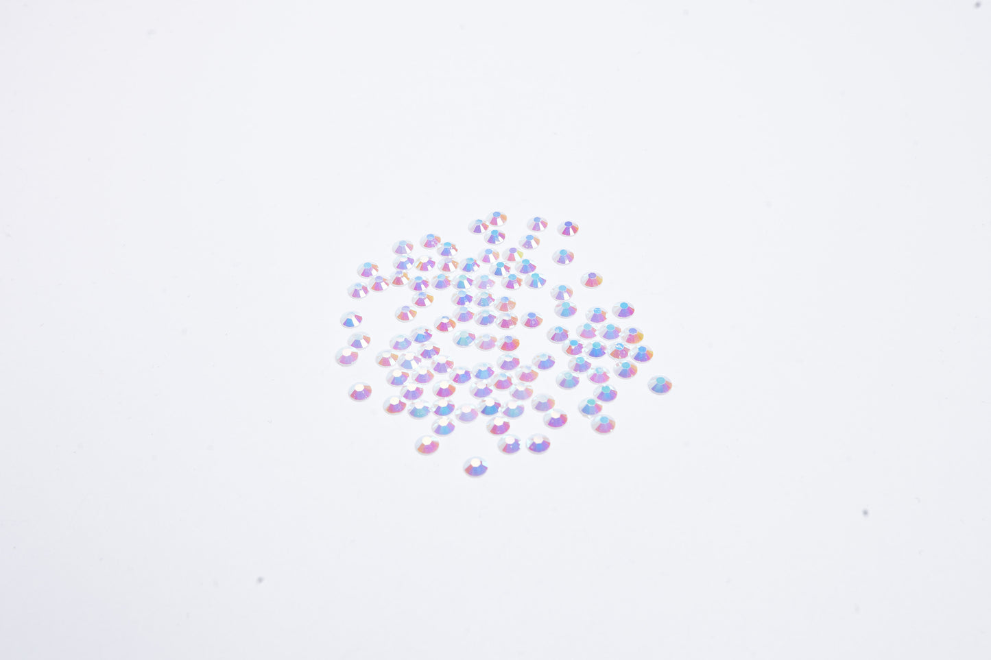 White AB Resin Rhinestones