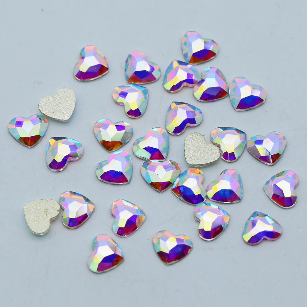 Crystal AB Heart Miniature