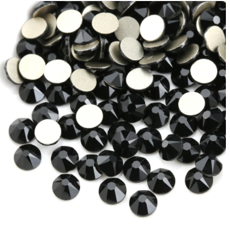 Black Crystal Rhinestones