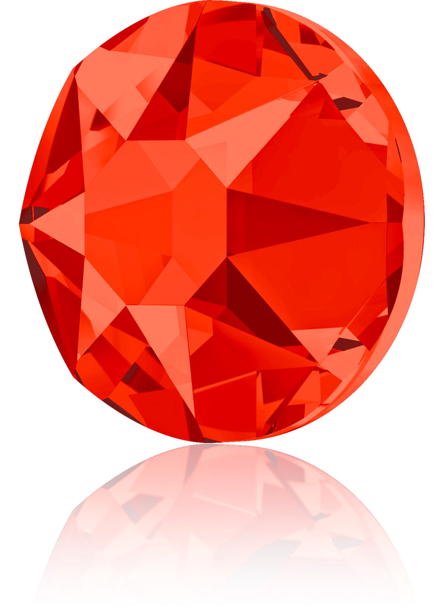 Hyacinth Orange Crystal Rhinestones