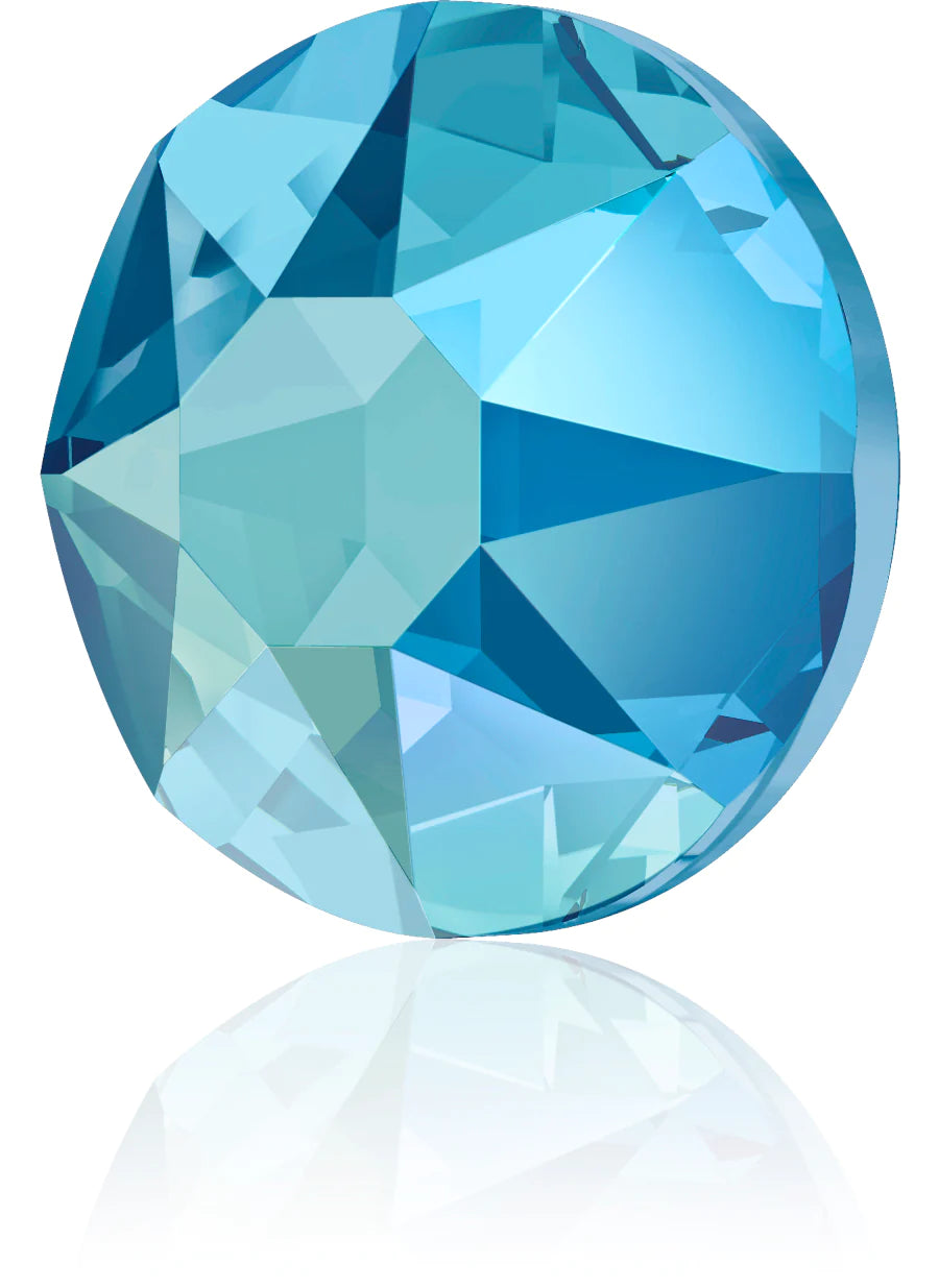Light Blue Flicker Crystal Rhinestones