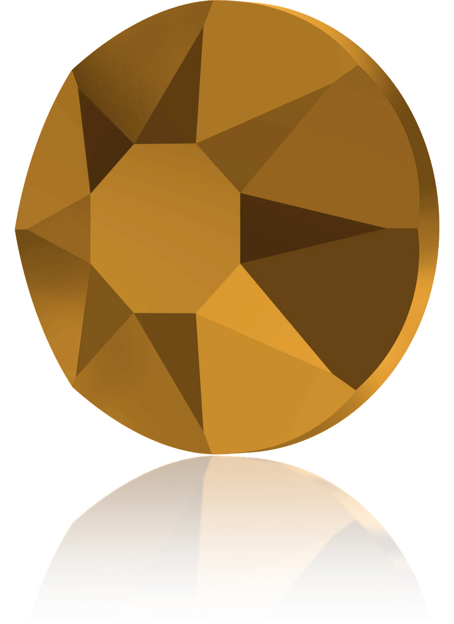 Metallic Gold Crystal Rhinestones