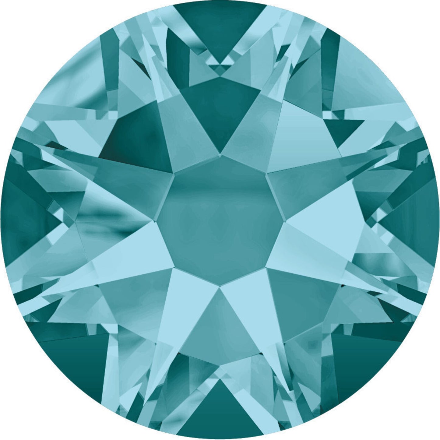 Ocean Blue Crystal Rhinestones