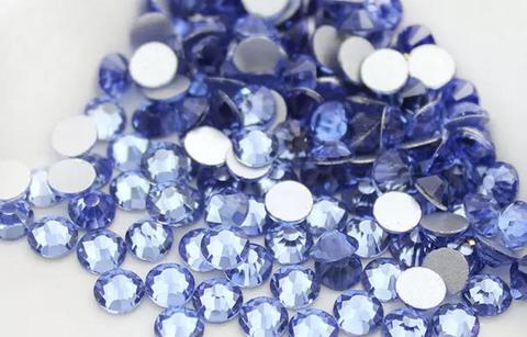 Light Blue Crystal Rhinestones