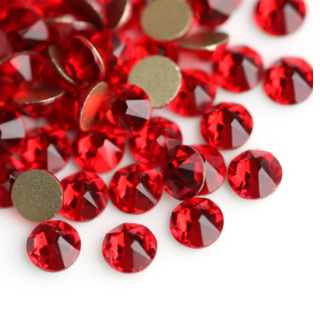 Light Siam Crystal Rhinestones
