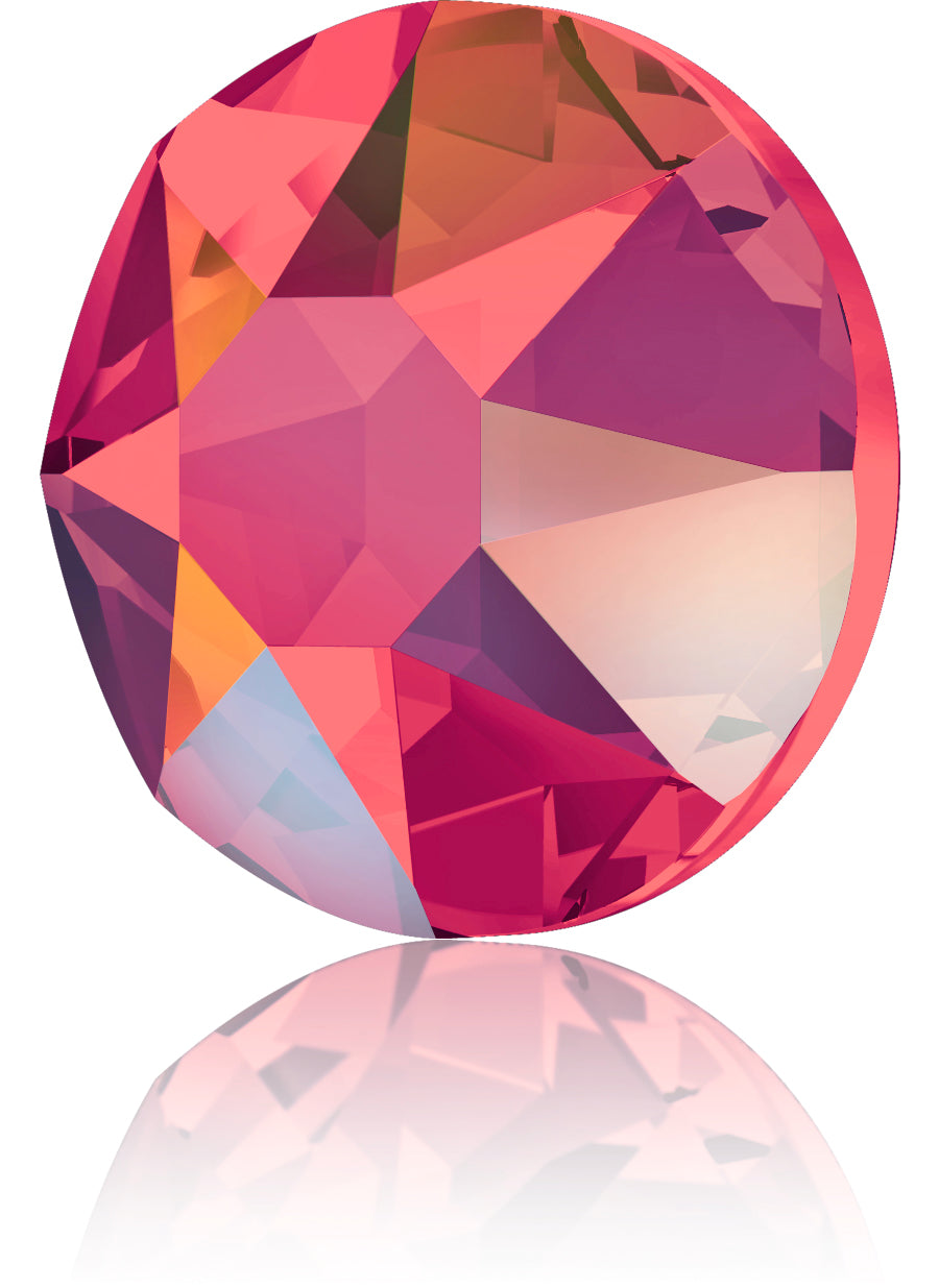 Light Siam Flicker Crystal Rhinestones