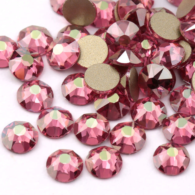 Rose Flicker Crystal Rhinestone