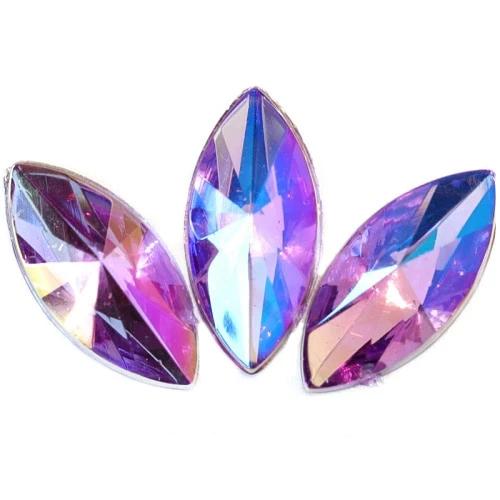 Light Amethyst AB Acrylic Horse Eye