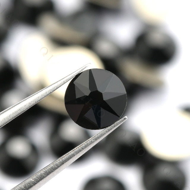 Black Crystal Rhinestones