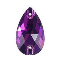 Violet Crystal Teardrop