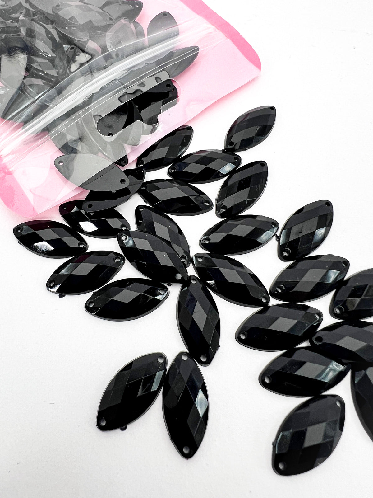 Onyx Acrylic Navette