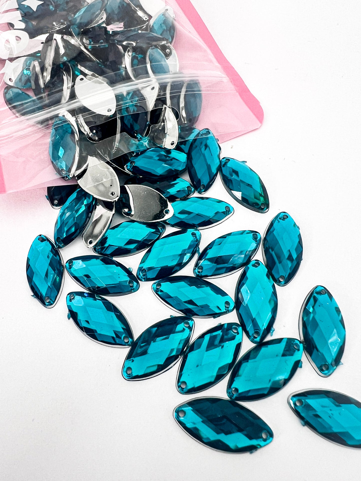 Ocean Acrylic Navette