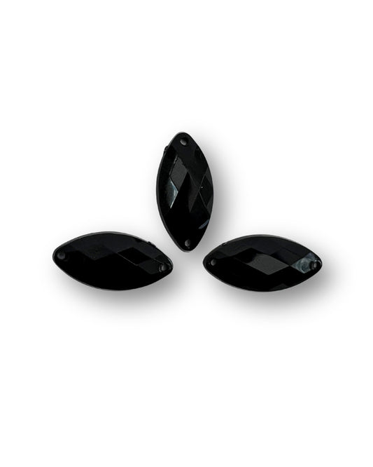 Onyx Acrylic Navette