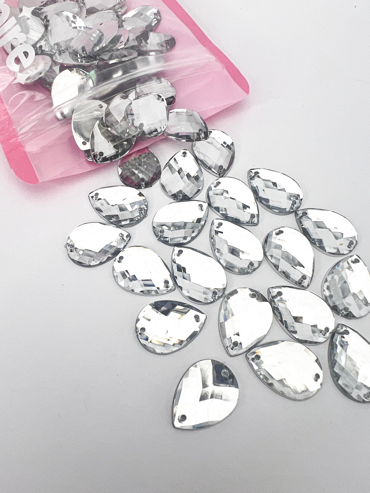 Clear Acrylic Pear