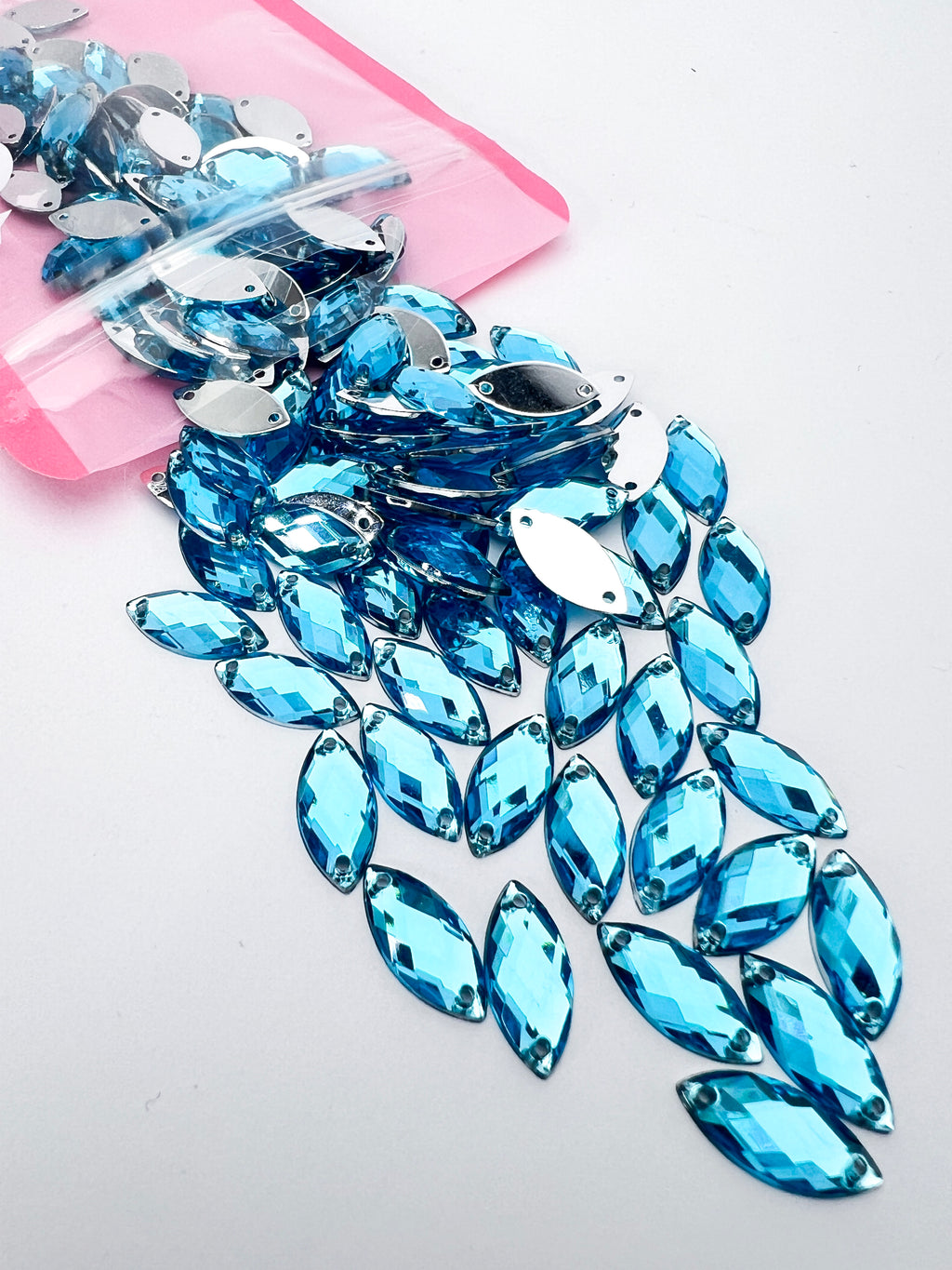 Ripple Acrylic Navette