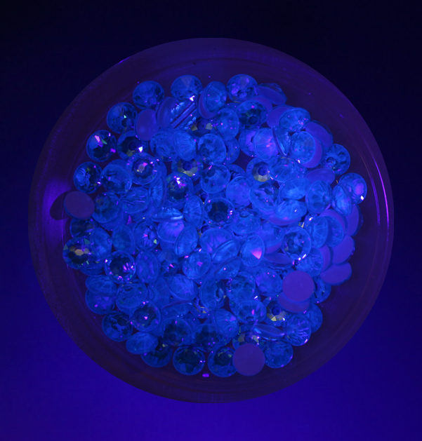 UV Radiance Blue Crystal Rhinestones