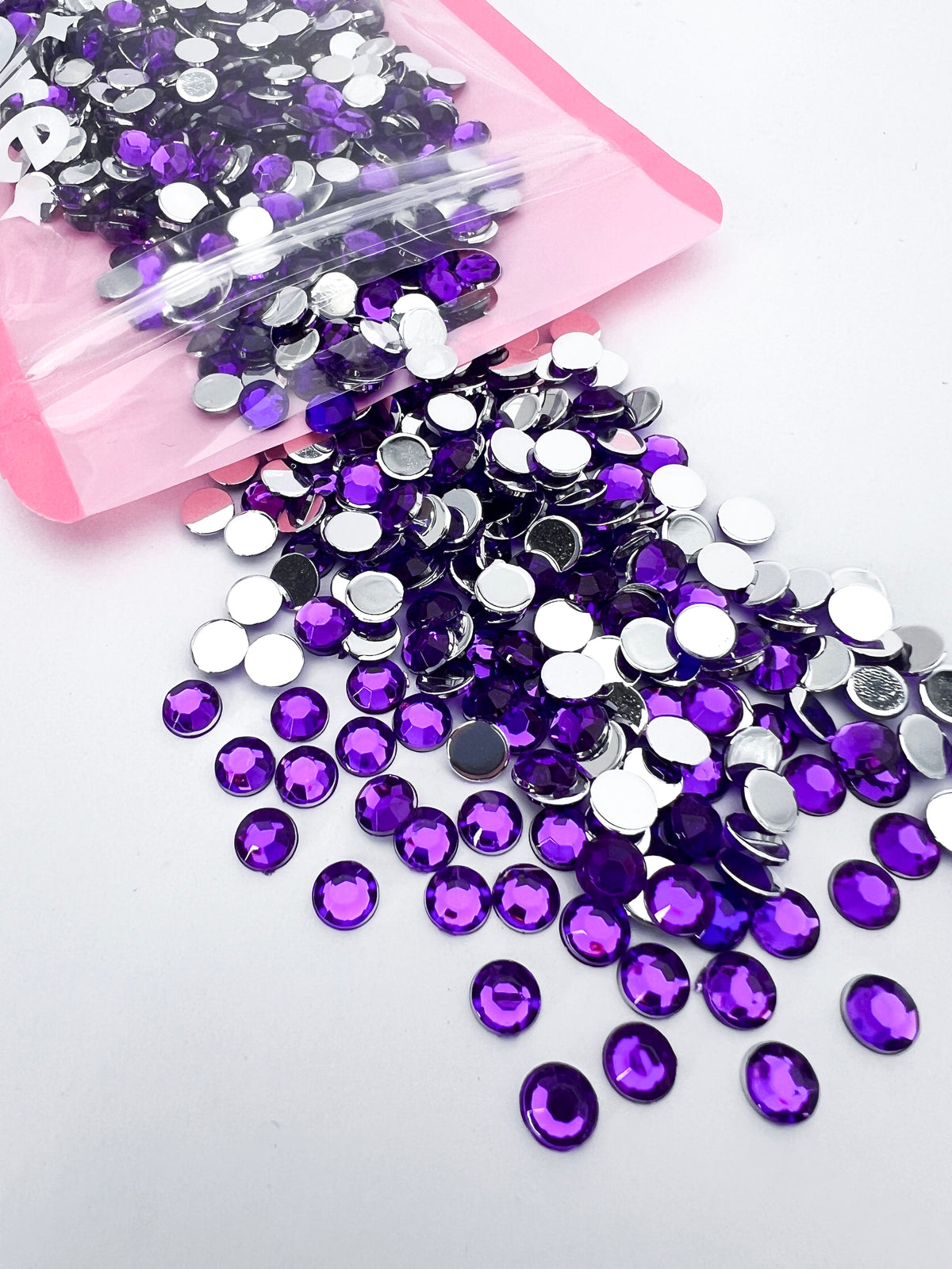Orchid Resin Rhinestones