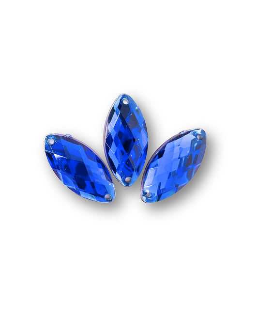 Cobalt Acrylic Navette