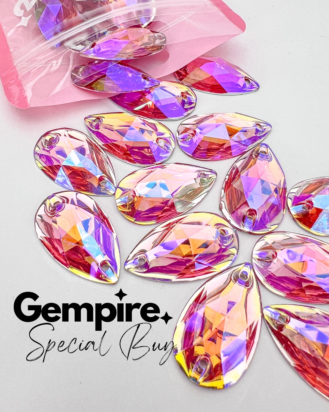 Petal AB Resin Teardrop