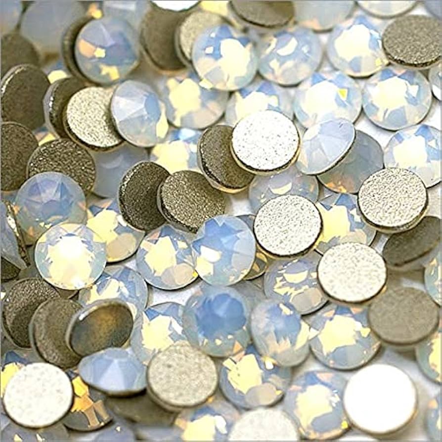 Opal White Crystal Rhinestones