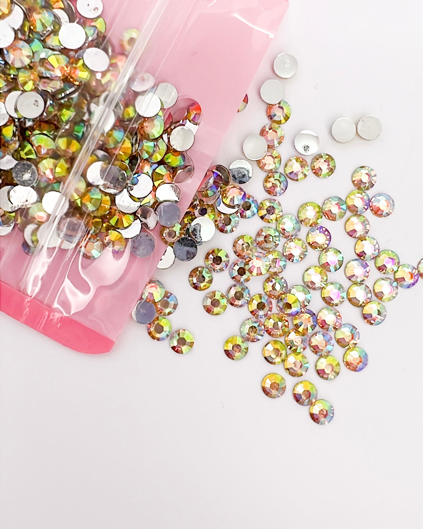 Champagne AB Resin Rhinestones