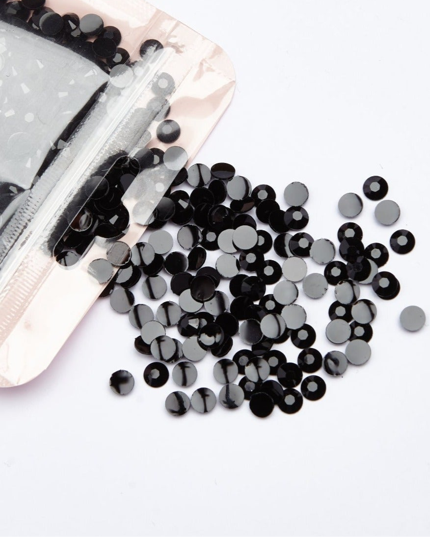 Onyx Resin Rhinestones