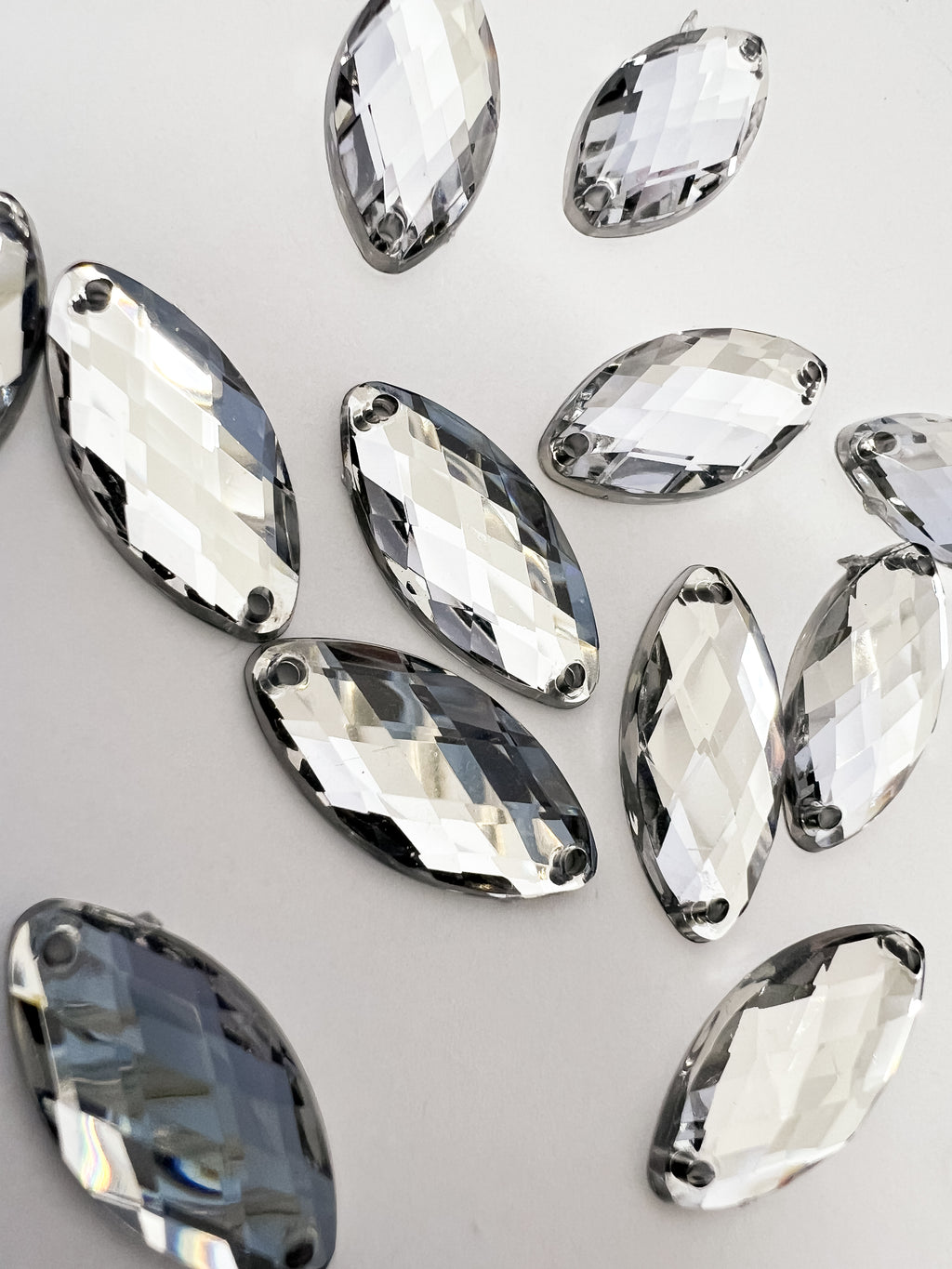 Clear Acrylic Navette