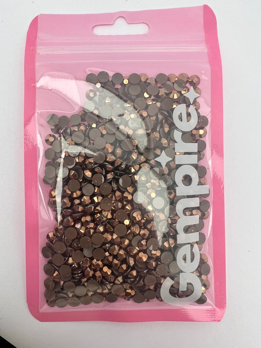 Metallic Bronze Rhinestones - Outlet