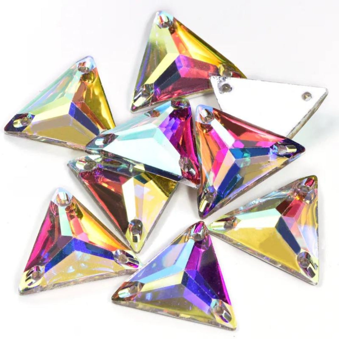 Clear AB Resin Triangle